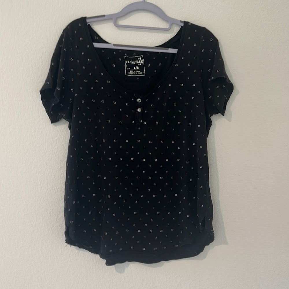 Free People Short Sleeve Top